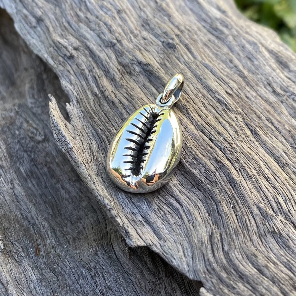 cowrie shell pendant