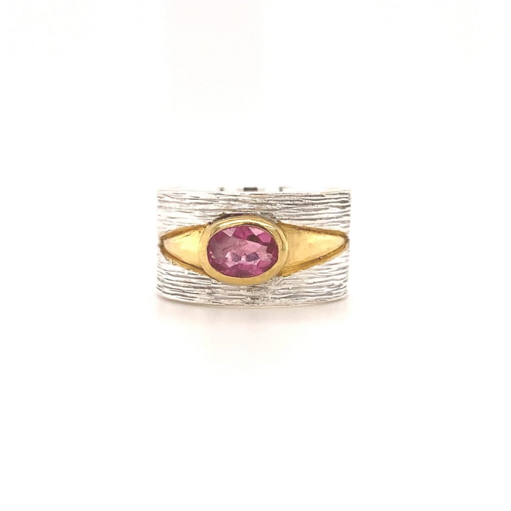 pink tourmaline ring