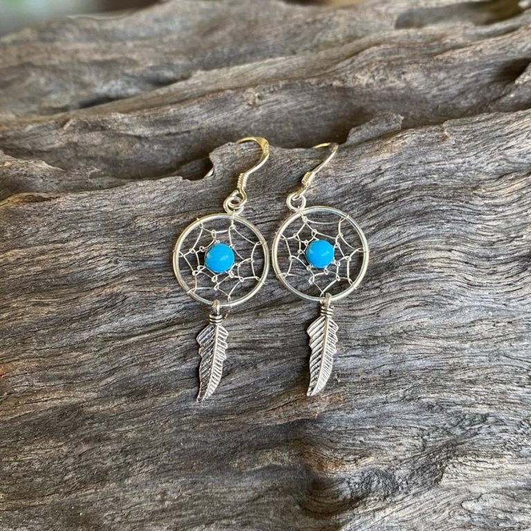 Silver Dream Catcher Earrings – DearBritt Jewelry Designs