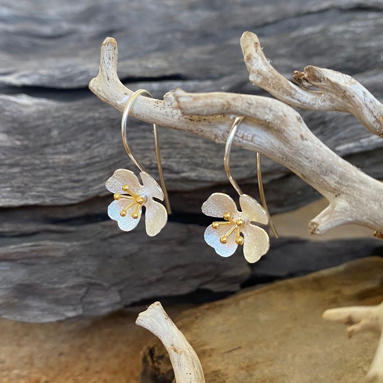 Evening Primrose Flower Earring