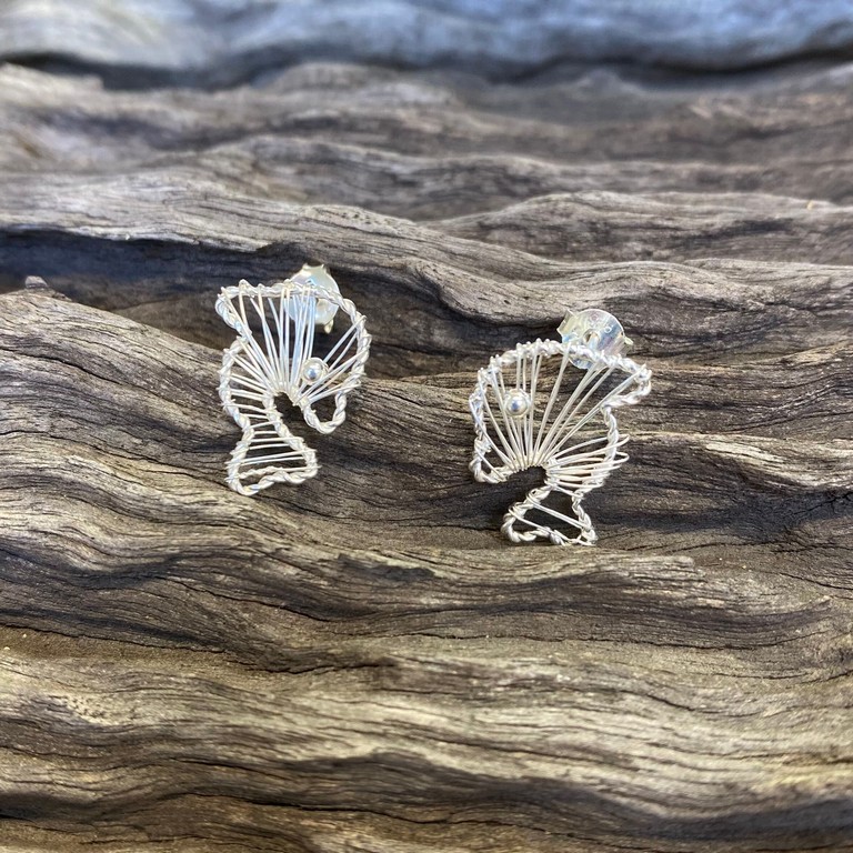 Dolphin Stud Earring