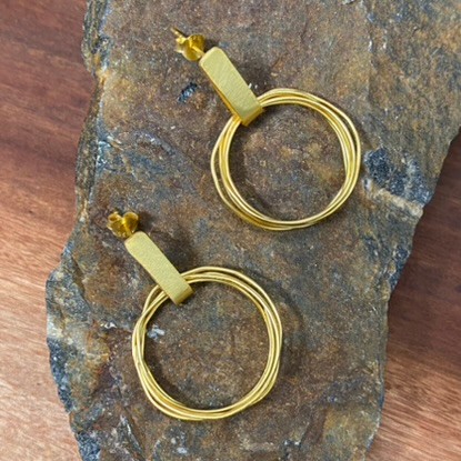 Gold & Two Tone Earrings