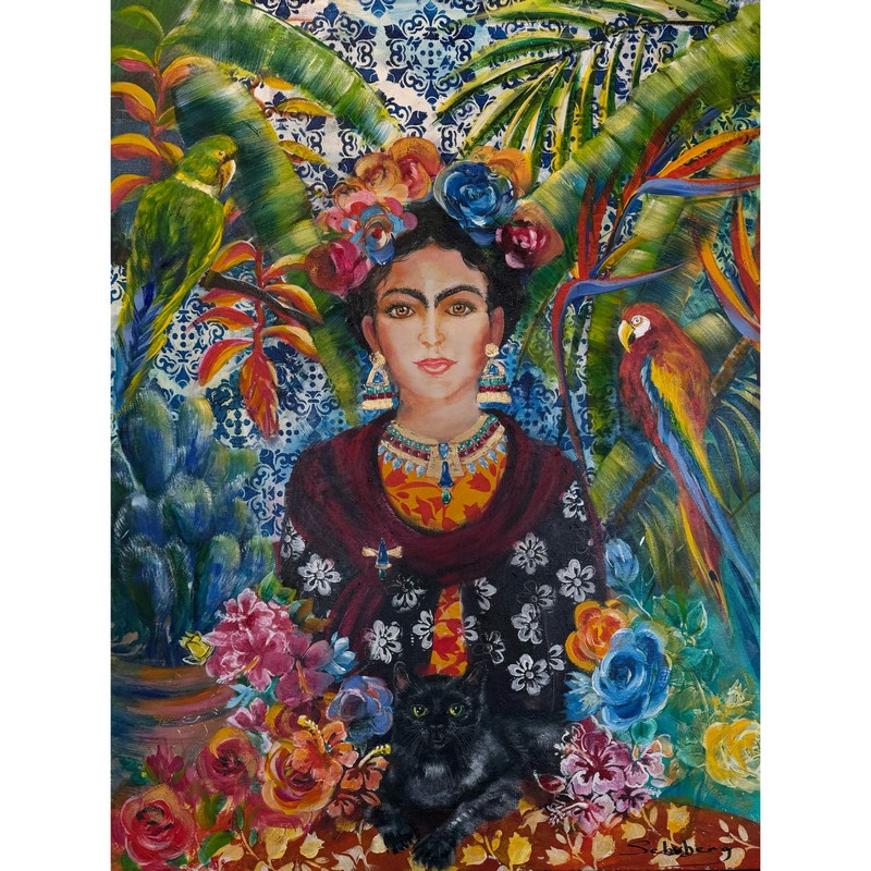Frida Kahlo painting